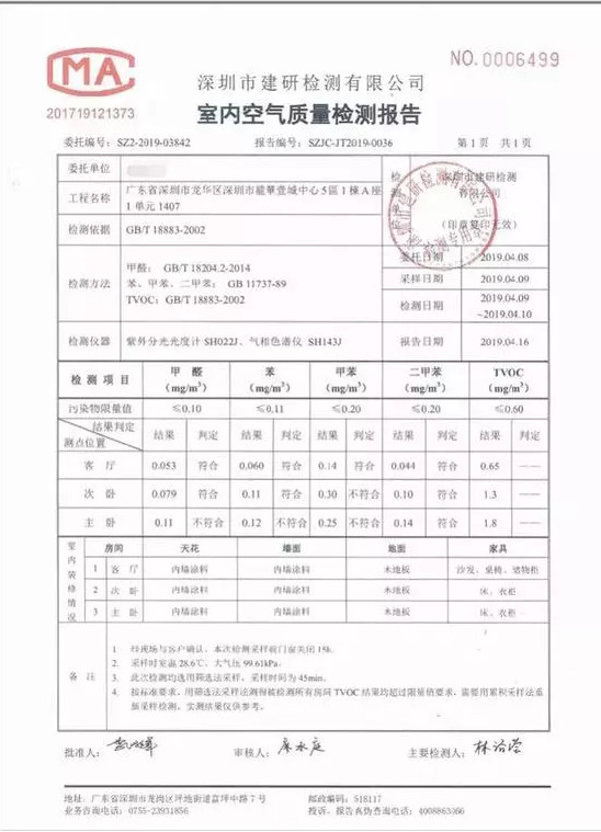 百检检测标准